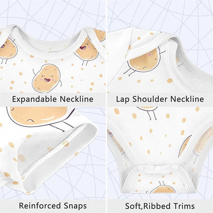 vvfelixl Dachshund Dog Baby Clothes for Boy Girl,Baby One-Piece Bodysuit for 0-24 Months,Short Sleeve