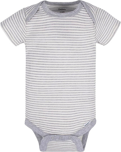Gerber Unisex Baby 5-Pack Short-Sleeve Onesies