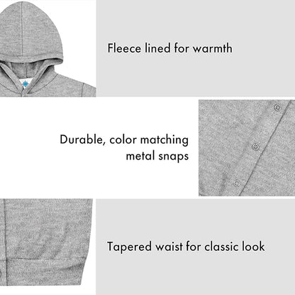 Creative Knitwear College Baby Snap Hooded Jacket - Team Logo, Multiple Colors, for Boys & Girls, (0-24 Months)