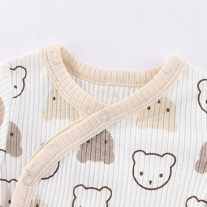 Baby Boy Girl Bodysuit 5 Pack Cotton Short Sleeve Romper Soft Baby Clothes Outfit 0-12 Month