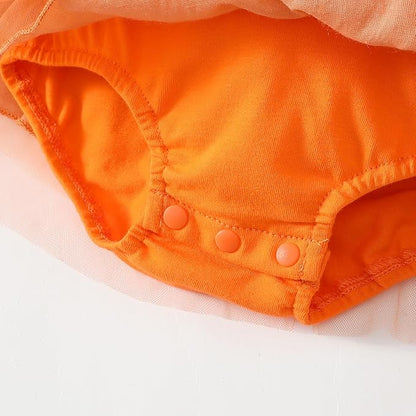 Magic Park 0-18M Infant Bodysuit Tutu Dress Baby Girl Romper Dress Toddler Solid Color Tulle Skirt Baptism Holidays Outfits