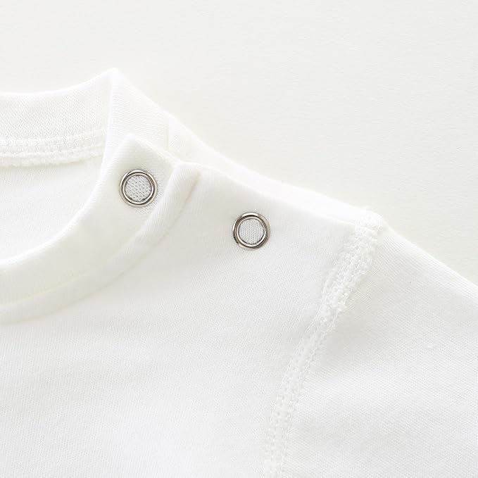 Baby Multicolor Short Sleeve T-Shirt Tee Summer Solid 100% Cotton Basic Clothes