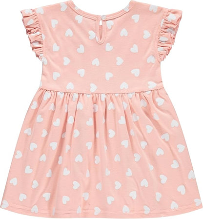 Cudlie 2-Pack Baby Girls’ Dresses – Adorable Prints and Everyday Value - 0-3M to 24M