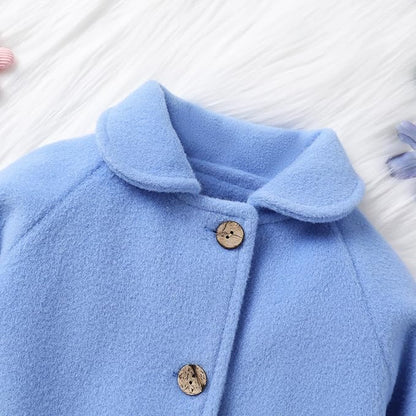 Baby Coats Fall Winter Kid Baby Girl Cloak Button Jacket Clothes Baby Outwear Clothes