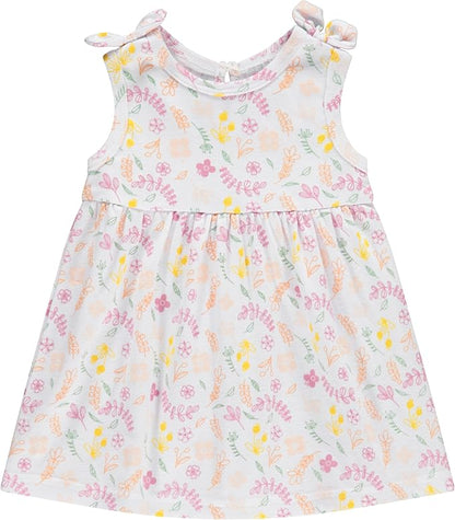 Cudlie 2-Pack Baby Girls’ Dresses – Adorable Prints and Everyday Value - 0-3M to 24M