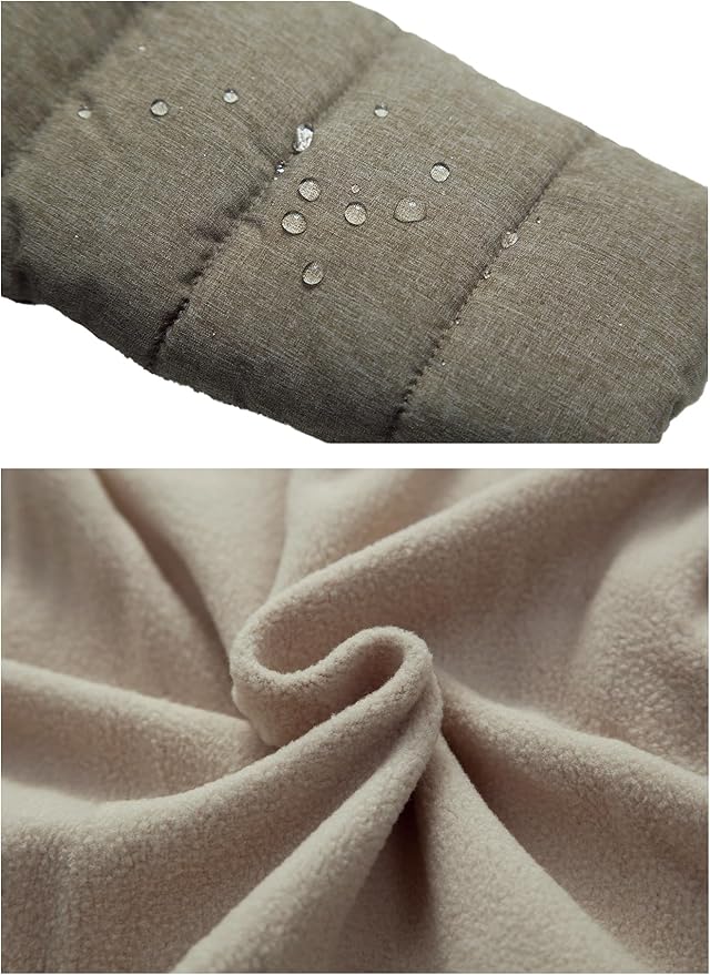 Rokka&Rolla Baby Boys' Water-Resistant Fleece Lined Puffer Jacket Winter Coat for Newborn Infant Toddler