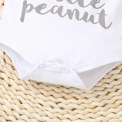 Newborn Infant Baby Boys Clothes Set Romper Bodysuit Pants Hat 3Pcs Outfits