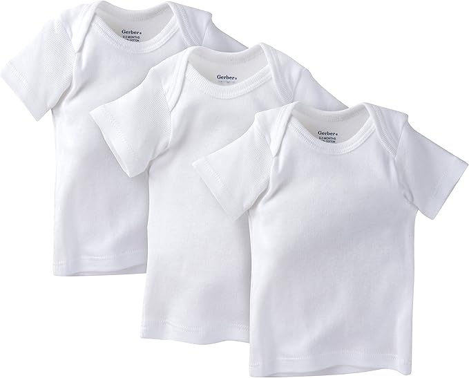 Gerber Baby-Girls 3-Pack Short-Sleeve Slip-on Shirtsinfant-and-Toddler-Hoodies