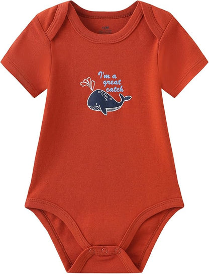 Baby Bodysuit and Pant Set 10-pcs Cotton Soft Newborn Boy Girl Clothes Outfits