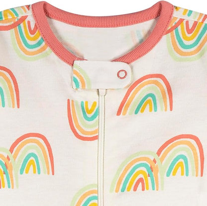 Onesies Brand baby-girls 4-pack Sleep 'N Play Footies Multi Pack