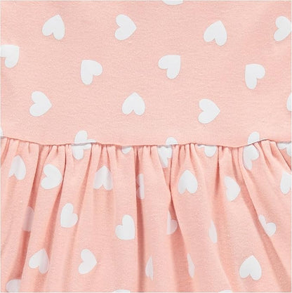 Cudlie 2-Pack Baby Girls’ Dresses – Adorable Prints and Everyday Value - 0-3M to 24M