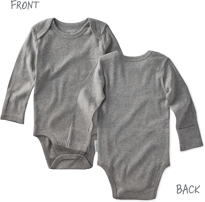 Blake 5-Pack Long Sleeve Bodysuits 100% Organic Cotton Baby Boys & Girls