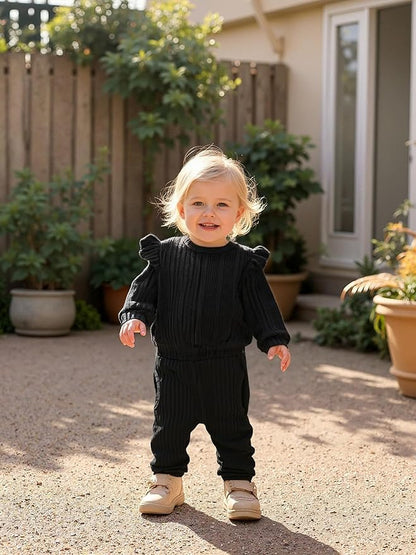 Aalizzwell Infant Baby Girl Fall Winter Outfit