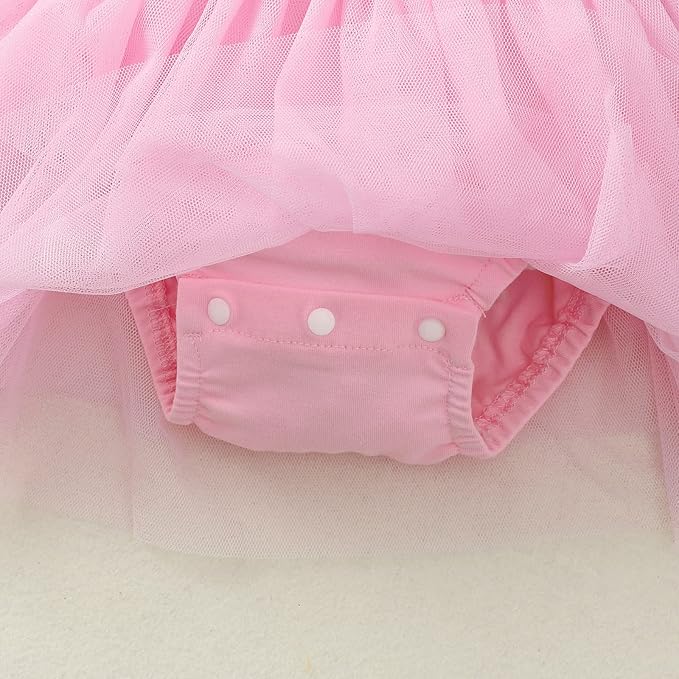 Baby Girl Clothes Infant Ruffle Sleeve Romper Dress Newborn Solid Tutu Skirt Sets Jumpsuit Headband Outfit