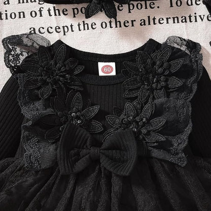 Baby Girl Lace Bodysuit Dress
