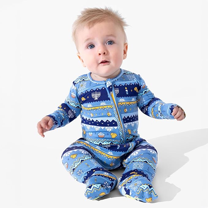 Bellabu Bear Convertible Footies for Baby Boys & Baby Girls, Family Matching Pajamas, Rayon from Bamboo