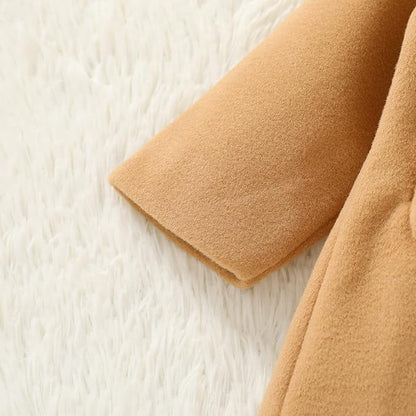 Baby Coats Fall Winter Kid Baby Girl Cloak Button Jacket Clothes Baby Outwear Clothes