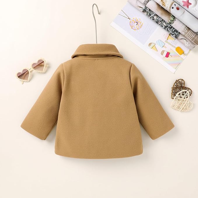 Baby Coats Fall Winter Kid Baby Girl Cloak Button Jacket Clothes Baby Outwear Clothes