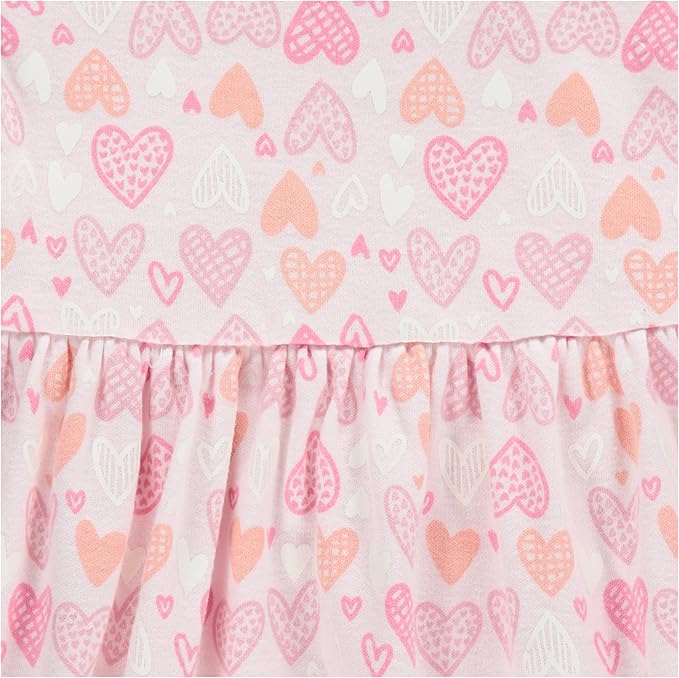 Cudlie 2-Pack Baby Girls’ Dresses – Adorable Prints and Everyday Value - 0-3M to 24M