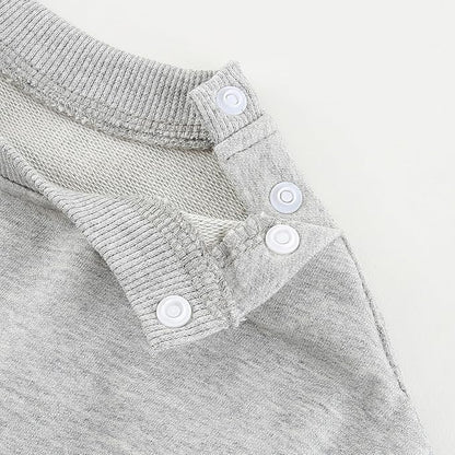 Fullfamous Baby and Toddler Boys 100% Cotton 2 Piece Long Sleeve Sweatshirt and Sweatpant Jogger Pants Set Newborn-4T