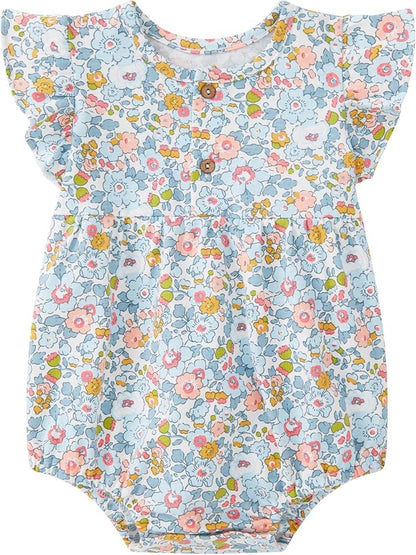 pureborn Baby Girls Boys Bodysuit Super Soft Cotton Romper 0-24 Months