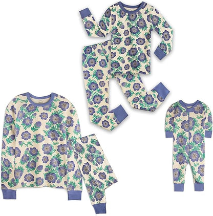 Mightly Boys and Girls' Pajamas | 100% Organic Cotton Soft, Elastic and Comfortable Footless Pajama Set for Toddlers & Kids