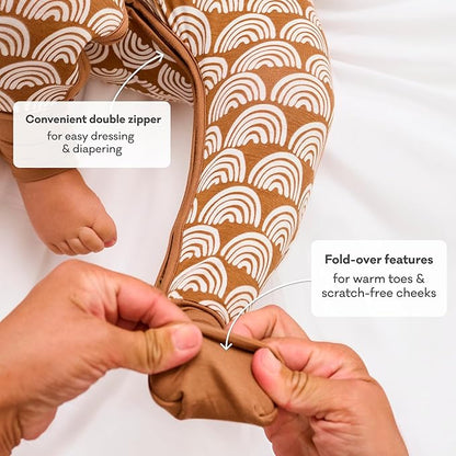 Little Sleepies Pajamas for Baby Boys & Girls, Viscose from Bamboo Baby Pajamas, Preemie & Newborn Sleepers, 2-Way Zipper PJs