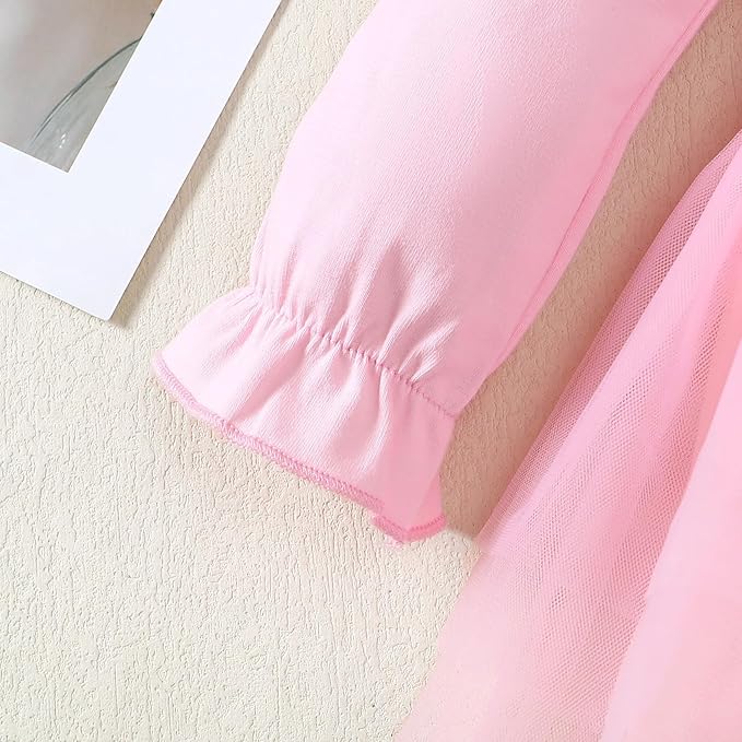 Magic Park 0-18M Infant Bodysuit Tutu Dress Baby Girl Romper Dress Toddler Solid Color Tulle Skirt Baptism Holidays Outfits