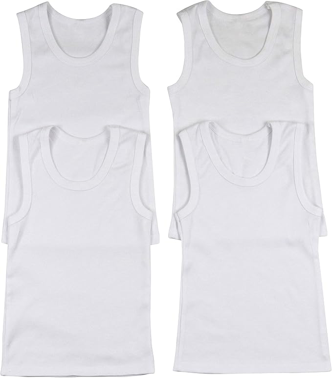 ToBeInStyle Boy's Pack of 4 Tank Tops