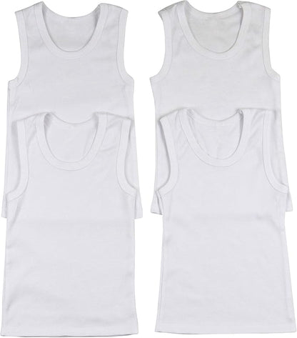 ToBeInStyle Boy's Pack of 4 Tank Tops