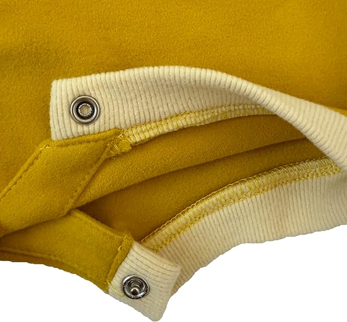 Geneve Oversized Brushed Jersey Romper - Angel Wing Embroidery - Cozy