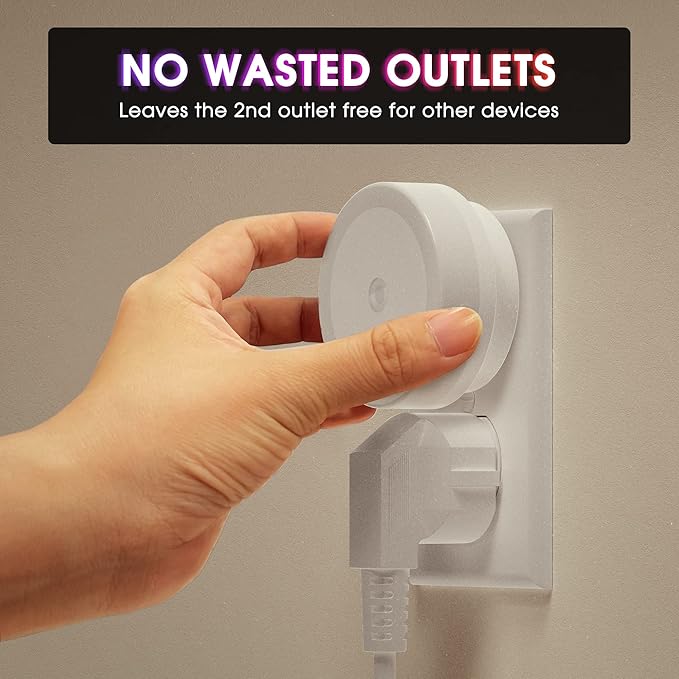 Briignite Night Light for Kids, Dynamic RGB Night Lights Color Changing, Nightlight with Light Sensors, Kids NightLights for Bedroom, Plug in Night Light for Boys, Girl NightLight, 4 Pack