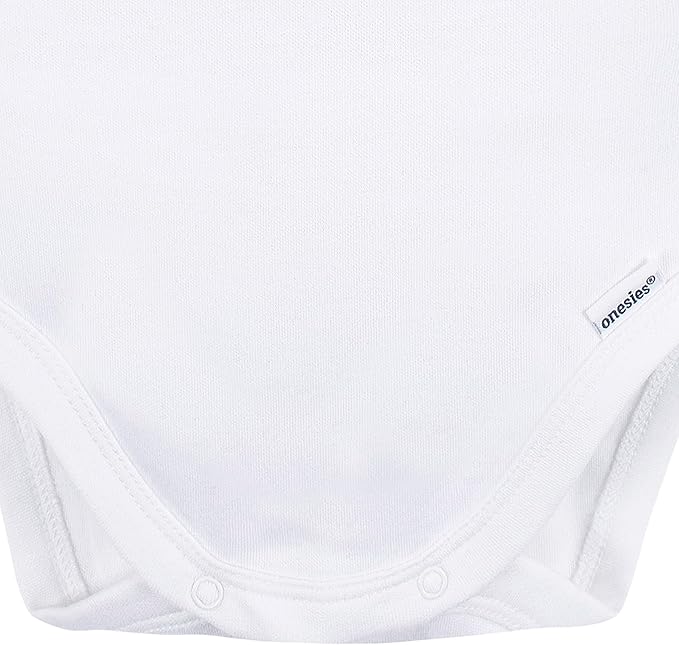 Gerber Unisex Baby Long Sleeve Solid Onesies Multi-pack Interlock 180 Gsm