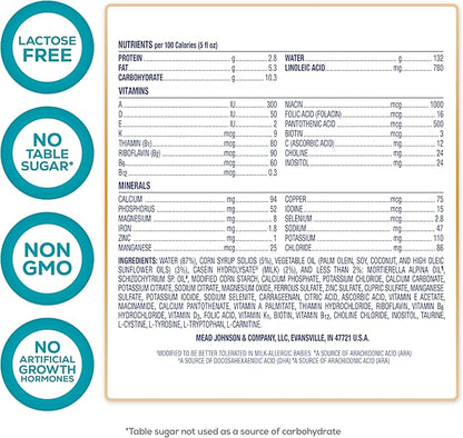 Enfamil Nutramigen Hypoallergenic Baby Formula with Iron, Lactose Free, Colic Relief from Cow's Milk Allergy Starts in 24 Hours, Brain Building DHA, Probiotic LGG for Immune Support, 32 Fl Oz, 6 Count