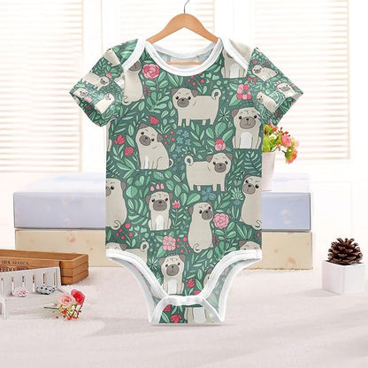 vvfelixl Dachshund Dog Baby Clothes for Boy Girl,Baby One-Piece Bodysuit for 0-24 Months,Short Sleeve