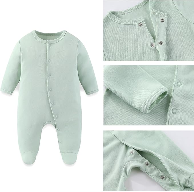 Baby Boy Girl Layette Set 18 Piece Infant Essentials Must Haves Clothes 0-9 Month Rompers+Bodysuits+Hats+Socks