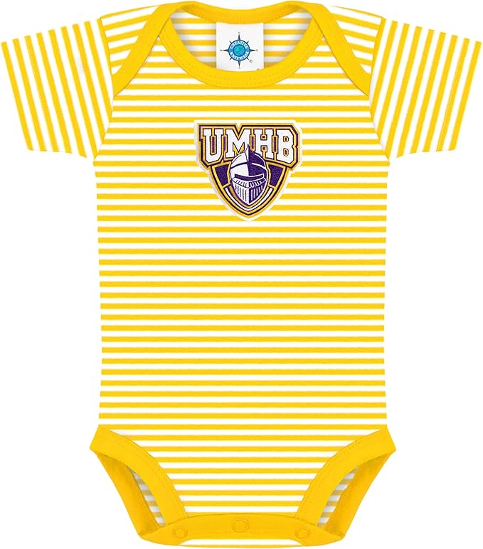 Creative Knitwear College Baby NCAA Infant Striped Bodysuit
