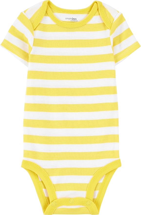 Simple Joys by Carter's Unisex Babies' Short-Sleeve Bodysuit