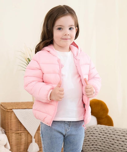 UPlee 3M - 3T Baby Girls Boys Winter Coats for Toddlers Lightweight Puffer Jacket Kids Down Alternative Outerwear