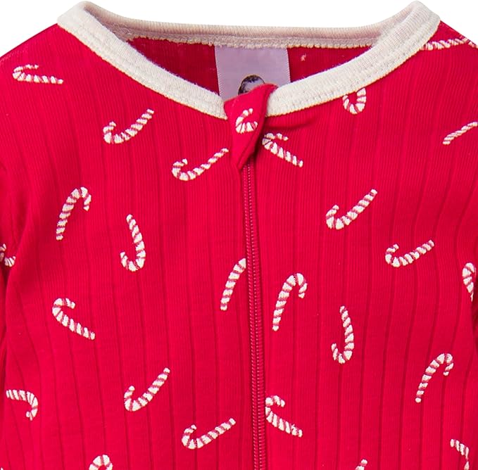 Gerber baby-girls Baby Unisex 2-pack 2-way Zip Textured Sleep 'N Play