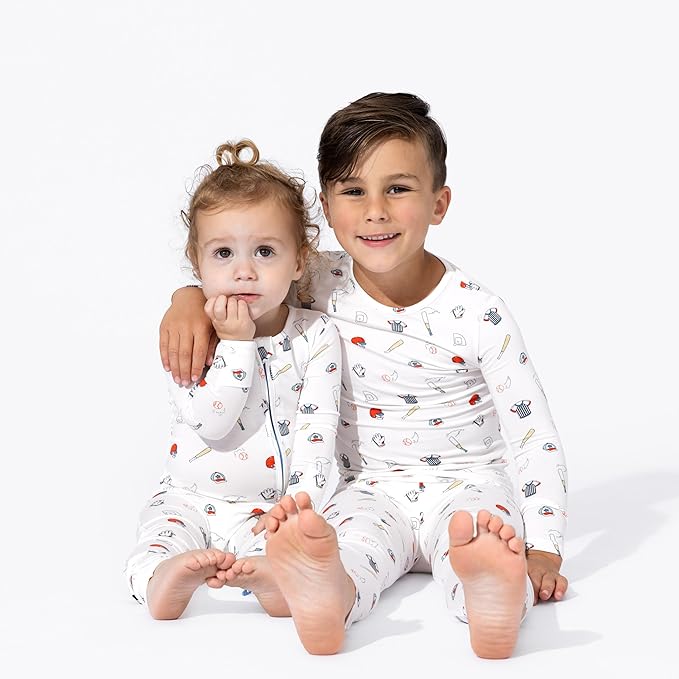 Bellabu Bear Convertible Footies for Baby Boys & Baby Girls, Family Matching Pajamas, Rayon from Bamboo