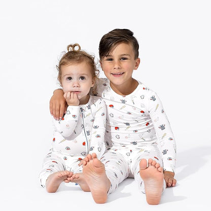 Bellabu Bear Convertible Footies for Baby Boys & Baby Girls, Family Matching Pajamas, Rayon from Bamboo