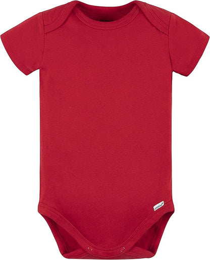 Gerber baby-boys 5 Pack Onesies Multi-packs Bundle Interlock 180 Gsm