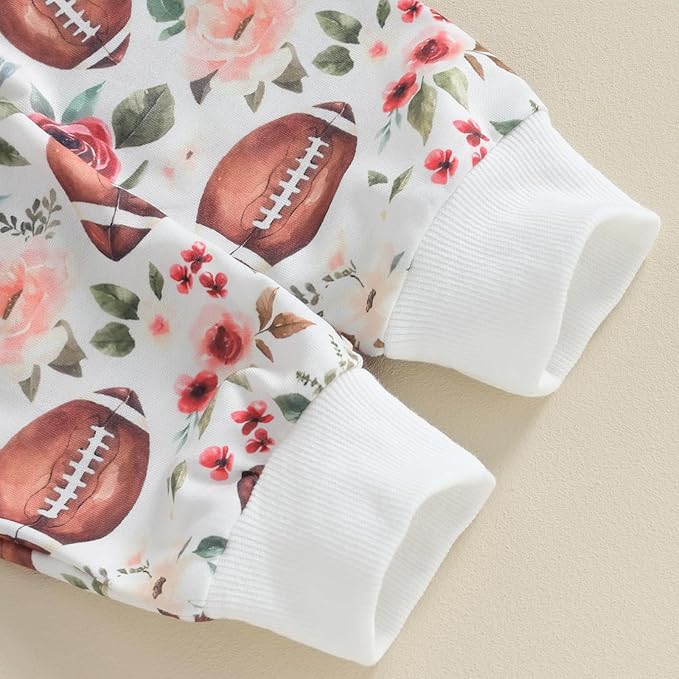 3Pcs Baby Girl Outfits Daisy Sweatshirt + Pants + Headband Infant Fall Winter Clothes