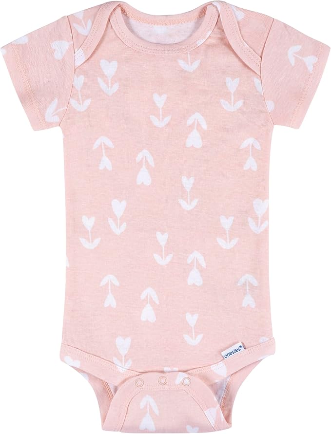 Onesies Brand baby-girls 8-pack Short Sleeve Mix & Match Bodysuits