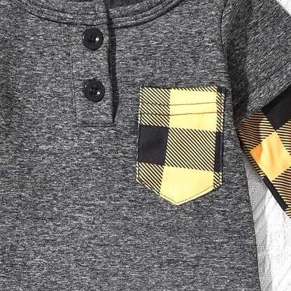 Aalizzwell Newborn Infant Baby Boys Fall Winter Outfit