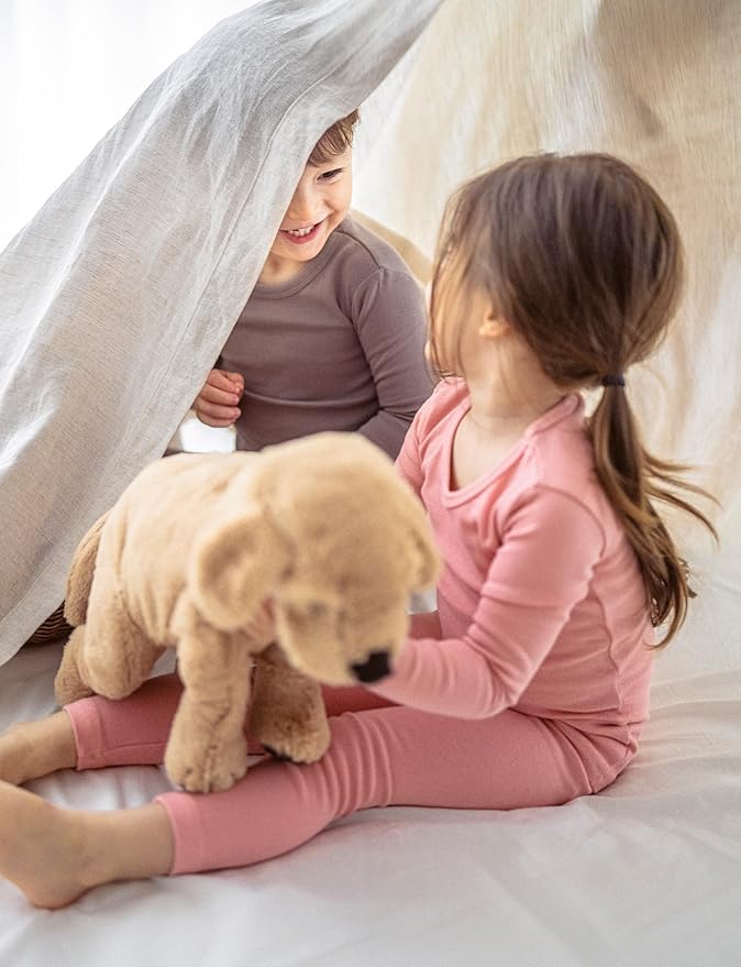 AVAUMA Baby Boys Girls Pajama Set Kids Toddler Snug fit Basic Cotton Sleepwear pjs for Daily