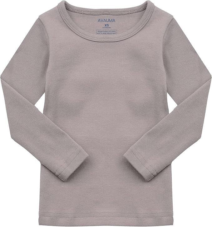 AVAUMA Baby Boys Girls Pajama Set Kids Toddler Snug fit Basic Cotton Sleepwear pjs for Daily