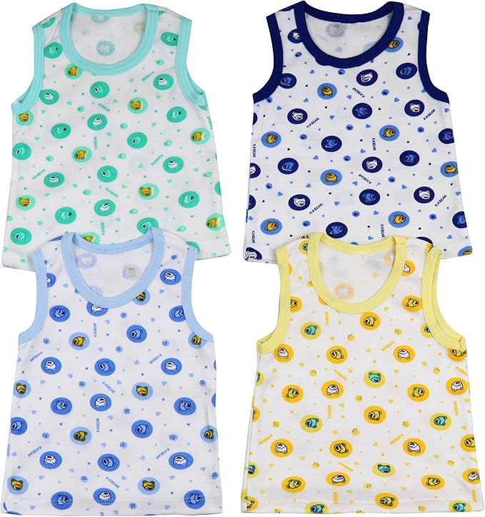 ToBeInStyle Boy's Pack of 4 Tank Tops