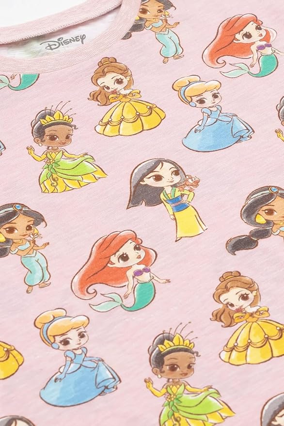 Monica + Andy Crewneck Tee, 100% Organic Cotton Clothes for Girls & Boys, Printed T-Shirt Sizes for Kids, Toddler & Baby